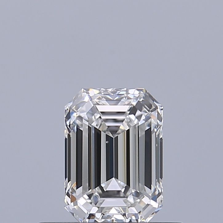 Diamante Naturale Taglio Smeraldo 0.5ct VG/EX E VS2 - GIA - 5.36x3.83x2.56mm