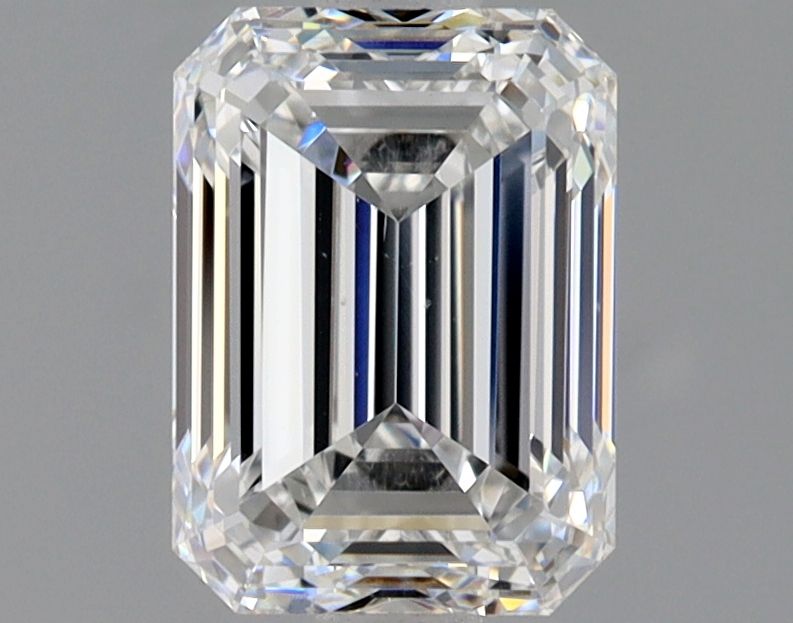 Diamante Naturale Taglio Smeraldo 1.5ct VG/EX E VS2 - GIA - 7.4x5.41x3.62mm