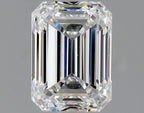 Diamante Naturale Taglio Smeraldo 1.5ct VG/EX E VS2 - GIA - 7.4x5.41x3.62mm