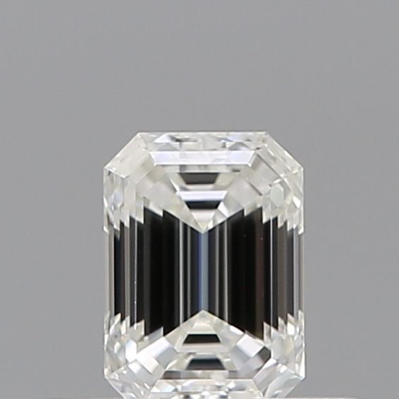 Diamante Naturale Taglio Smeraldo 0.35ct VG/VG H IF - GIA - 4.64x3.31x2.47mm