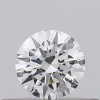 Diamante Naturale Taglio Brillante 0.21ct 3EX G IF - GIA - 3.81x3.83x2.34mm