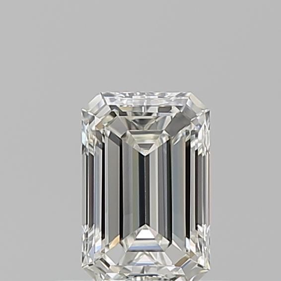 Diamante Naturale Taglio Smeraldo 0.54ct VG/VG I VVS1 - GIA - 5.87x3.87x2.51mm