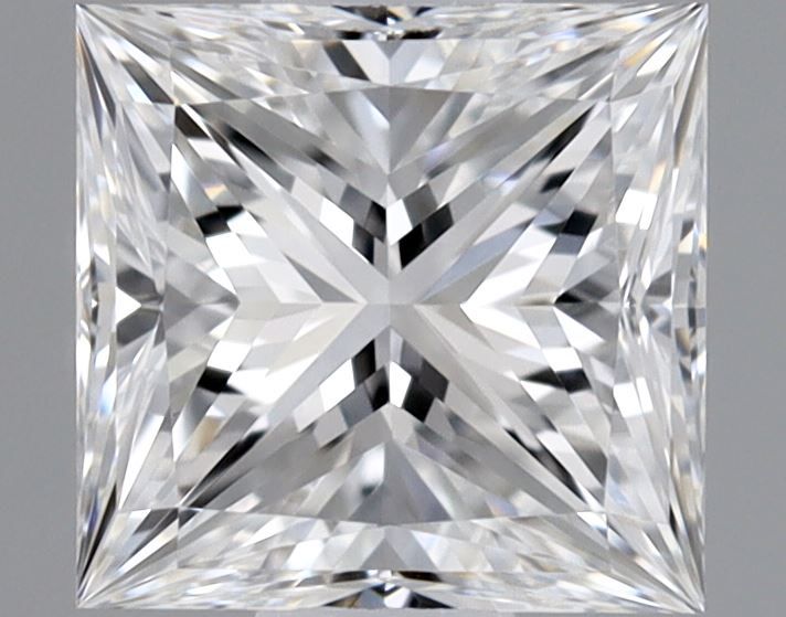 Diamante Naturale Taglio Princess 0.51ct VG/EX D VVS1 - GIA - 4.54x4.39x3.25mm