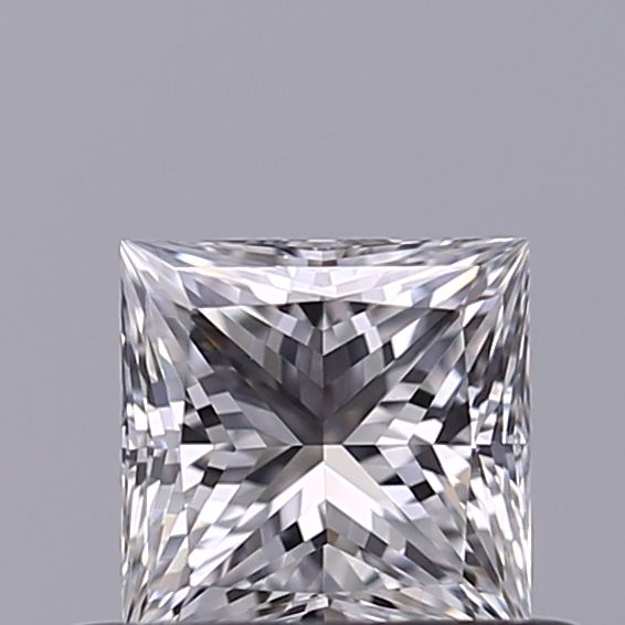 Diamante Naturale Taglio Princess 0.45ct VG/EX D IF - GIA - 4.23x4.2x3.09mm