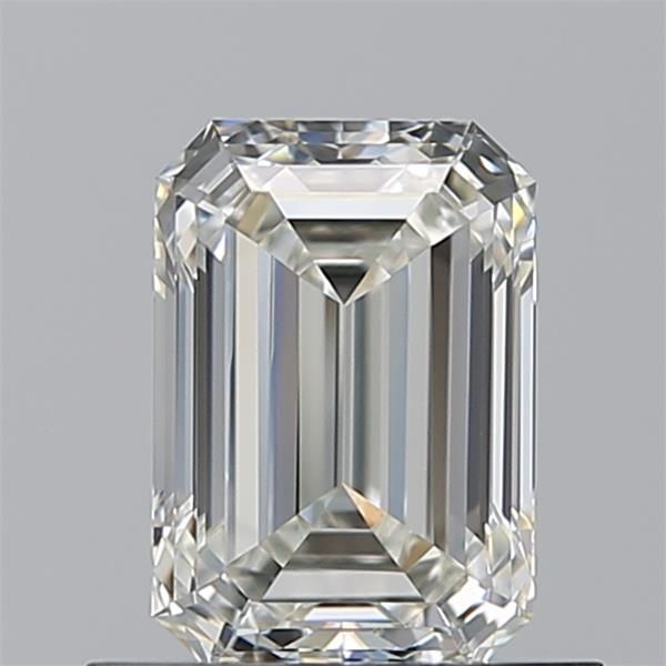 Diamante Naturale Taglio Smeraldo 0.79ct VG/EX J VVS1 - GIA - 6.35x4.38x2.91mm