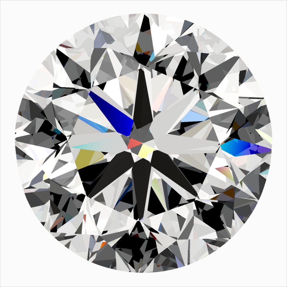 Diamante Naturale Taglio Brillante 0.3ct G/VG/EX G VVS2 - IGI - 4.11x4.17x2.66mm