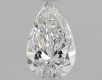 Diamante Naturale Taglio Goccia 0.6ct VG/EX E IF - GIA - 7.66x4.69x2.91mm