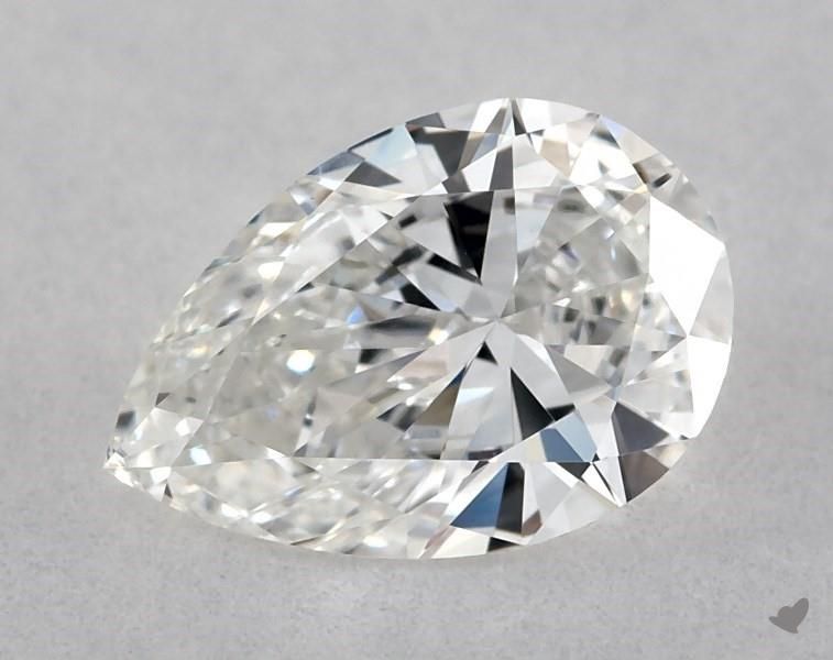 Diamante Naturale Taglio Goccia 0.5ct G/VG F VS1 - GIA - 6.98x4.7x2.58mm