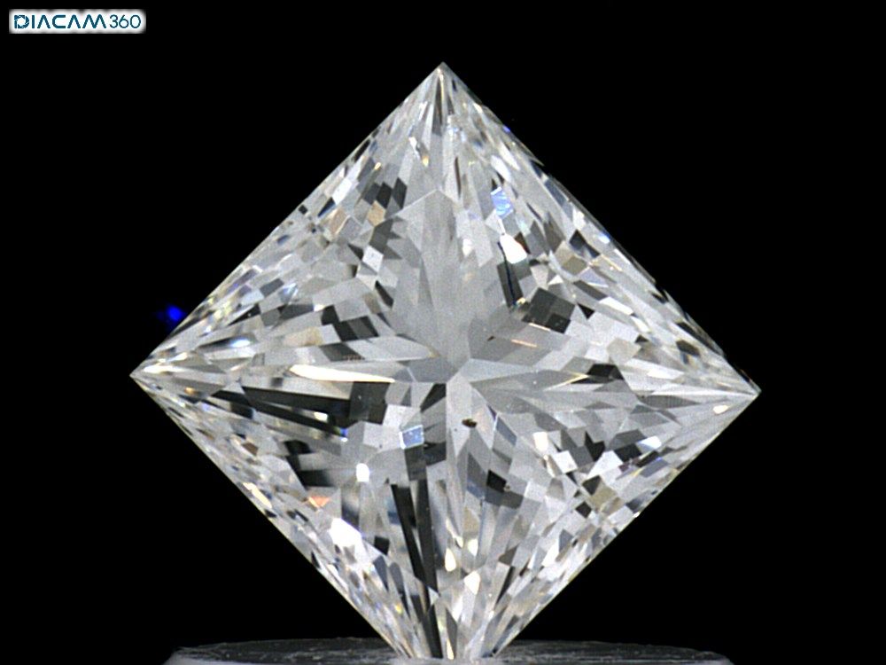 Diamante Naturale Taglio Princess 0.72ct VG/G F VS1 - GIA - 4.93x4.78x3.59mm