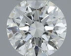 Diamante Naturale Taglio Brillante 0.5ct 3EX H VS1 - IGI - 5.01x5.06x3.15mm