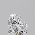 Diamante Naturale Taglio Cuore 0.72ct EX/EX E IF - GIA - 5.33x6.31x3.77mm