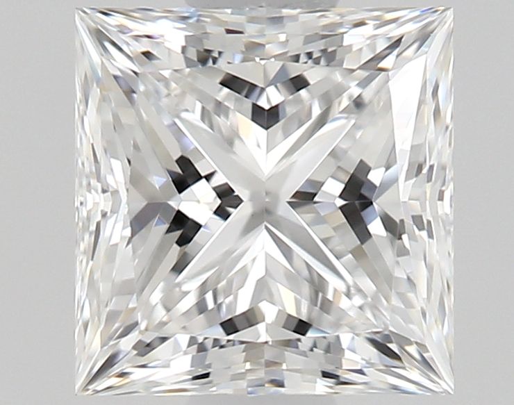 Diamante Naturale Taglio Princess 0.81ct VG/EX D VVS2 - GIA - 5.1x4.98x3.62mm
