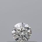 Diamante Naturale Taglio Brillante 0.19ct 3EX F VS1 - GIA - 3.66x3.68x2.3mm