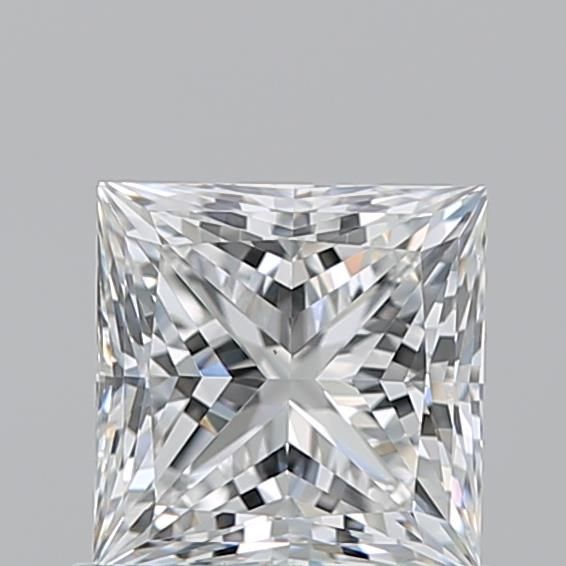 Diamante Naturale Taglio Princess 1.02ct EX/EX F VS1 - GIA - 5.45x5.44x3.96mm
