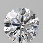 Diamante Naturale Taglio Brillante 1.08ct 3EX E VVS1 - GIA - 6.56x6.52x4.07mm