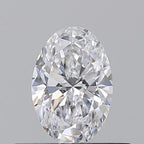 Diamante Naturale Taglio Ovale 0.43ct VG/VG F VVS1 - GIA - 6.04x4.18x2.67mm