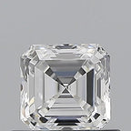 Diamante Naturale Taglio Asscher 0.58ct EX/EX E VVS1 - GIA - 4.66x4.56x3.05mm