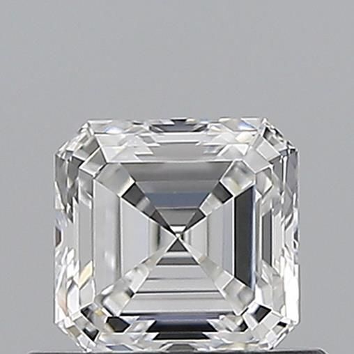 Diamante Naturale Taglio Asscher 0.58ct EX/EX E VVS1 - GIA - 4.66x4.56x3.05mm