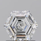 Diamante Naturale Taglio Esagonale 1.01ct VG/EX H VS1 - GIA - 6.81x5.81x3.53mm
