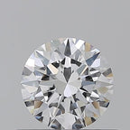 Diamante Naturale Taglio Brillante 0.52ct 3EX F VVS2 - GIA - 5.19x5.16x3.19mm