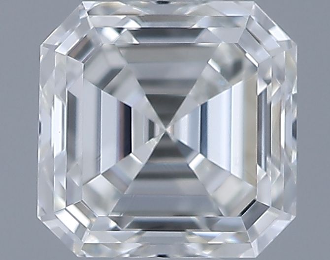 Diamante Naturale Taglio Asscher 0.5ct VG/EX I VS2 - GIA - 4.37x4.34x2.93mm