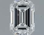 Diamante Naturale Taglio Smeraldo 1ct EX/EX F VS1 - IGI - 6.66x4.85x3.28mm