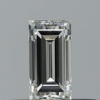 Diamante Naturale Taglio Baguette 0.3ct EX/EX F IF - GIA - 5.21x2.72x2.04mm