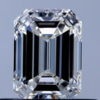 Diamante Naturale Taglio Smeraldo 0.5ct EX/EX F VS2 - GIA - 5.4x3.9x2.59mm
