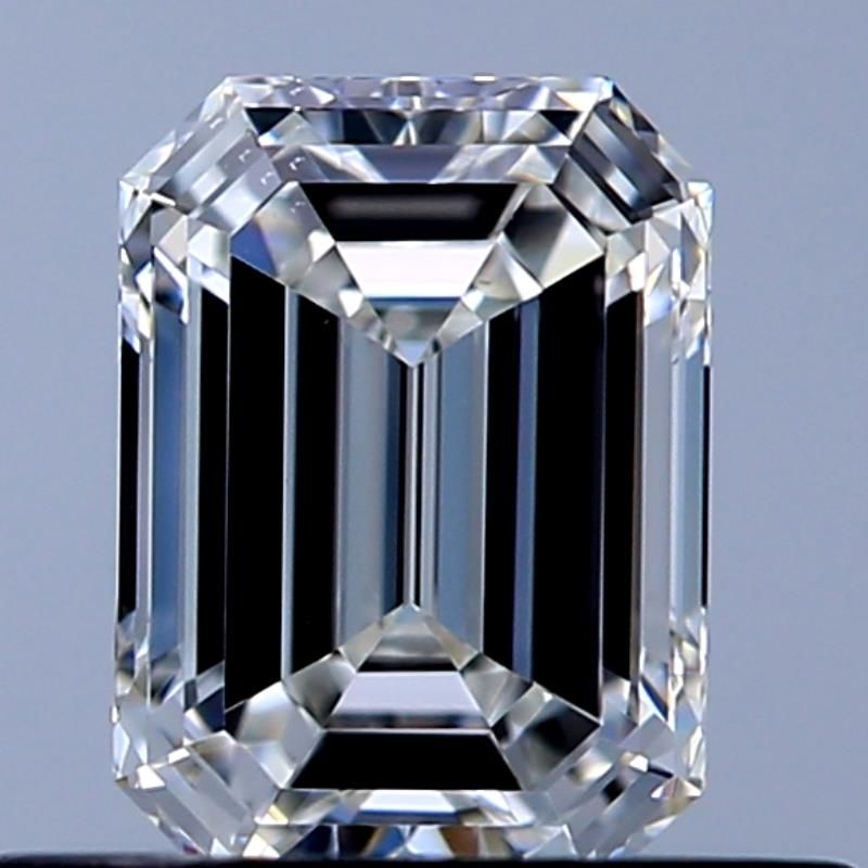 Diamante Naturale Taglio Smeraldo 0.5ct EX/EX F VS2 - GIA - 5.4x3.9x2.59mm