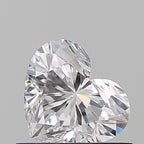 Diamante Naturale Taglio Cuore 0.6ct VG/EX E VVS1 - GIA - 5.05x5.92x3.53mm