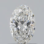 Diamante Naturale Taglio Ovale 0.52ct EX/EX F VVS1 - GIA - 6.96x4.46x2.8mm