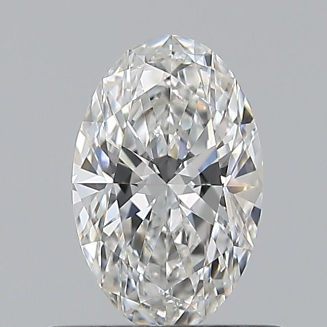 Diamante Naturale Taglio Ovale 0.52ct EX/EX F VVS1 - GIA - 6.96x4.46x2.8mm