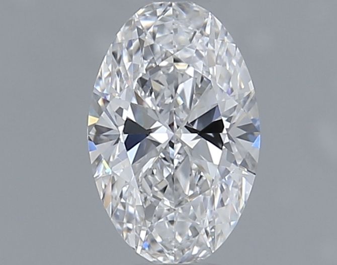 Diamante Naturale Taglio Ovale 0.6ct EX/EX D VS1 - GIA - 7.28x4.67x2.81mm