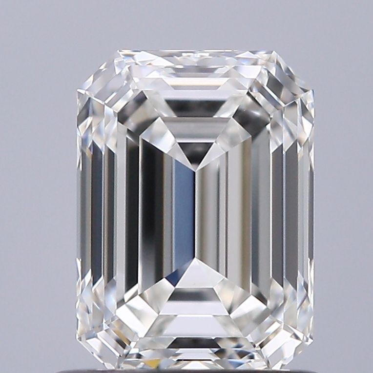 Diamante Naturale Taglio Smeraldo 1ct EX/EX F VVS2 - IGI - 6.54x4.74x3.28mm