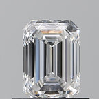 Diamante Naturale Taglio Smeraldo 0.71ct VG/VG D VVS1 - GIA - 6.06x4.32x2.84mm