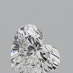 Diamante Naturale Taglio Cuore 0.5ct EX/EX F VVS1 - GIA - 4.96x5.63x3.18mm
