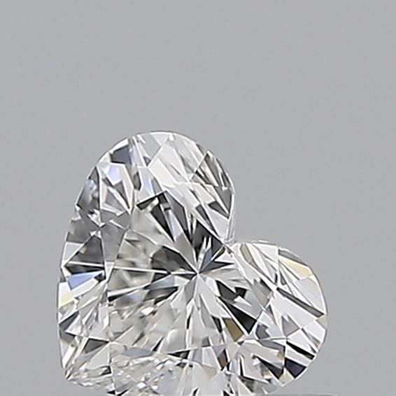 Diamante Naturale Taglio Cuore 0.5ct EX/EX F VVS1 - GIA - 4.96x5.63x3.18mm