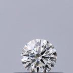 Diamante Naturale Taglio Brillante 0.19ct 3EX F IF - IGI - 3.68x3.73x2.26mm