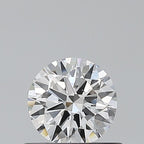 Diamante Naturale Taglio Brillante 0.5ct EX/VG/VG E VS2 - IGI - 5.13x5.18x3.06mm
