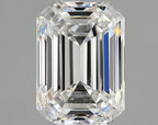 Diamante Naturale Taglio Smeraldo 0.84ct EX/EX F VVS1 - GIA - 6.25x4.49x3.07mm