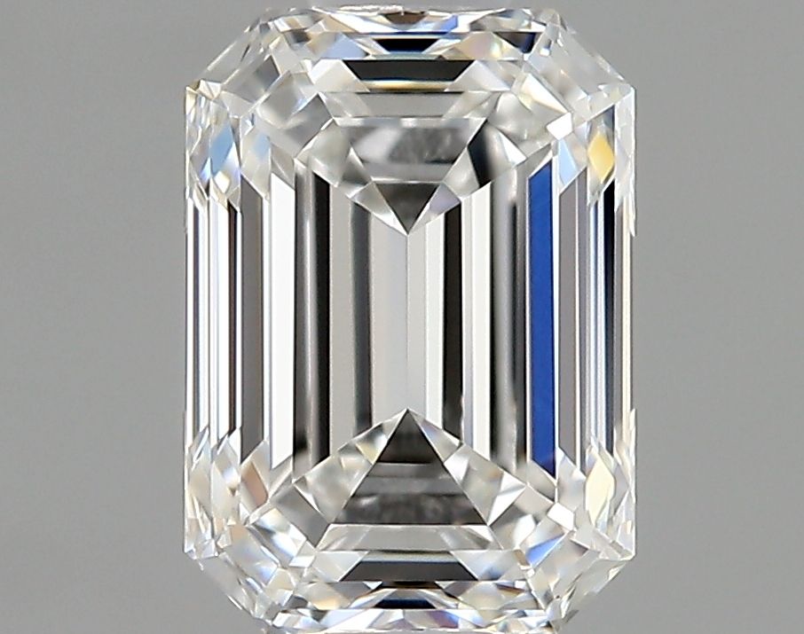 Diamante Naturale Taglio Smeraldo 0.84ct EX/EX F VVS1 - GIA - 6.25x4.49x3.07mm