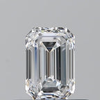 Diamante Naturale Taglio Smeraldo 0.5ct EX/EX D VS1 - GIA - 5.39x3.61x2.52mm