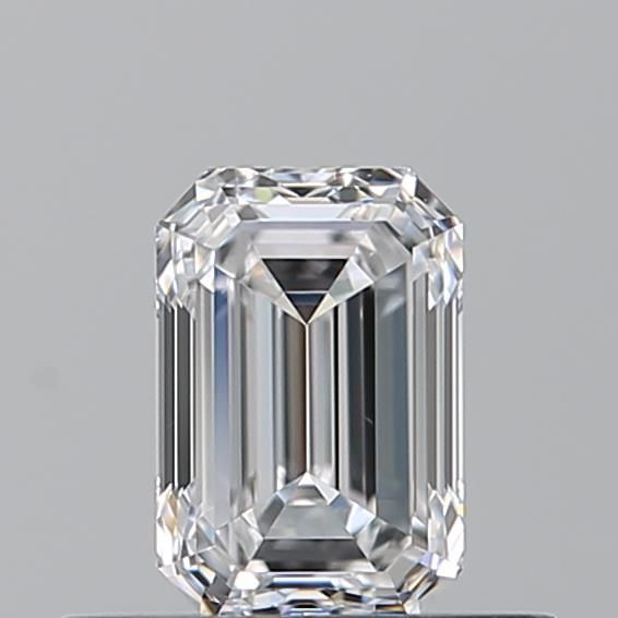 Diamante Naturale Taglio Smeraldo 0.5ct EX/EX D VS1 - GIA - 5.39x3.61x2.52mm