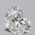 Diamante Naturale Taglio Cuore 0.9ct EX/EX J VVS2 - GIA - 5.53x6.65x4.01mm