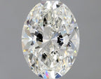 Diamante Naturale Taglio Ovale 0.9ct VG/VG F VVS2 - GIA - 7.43x5.41x3.43mm