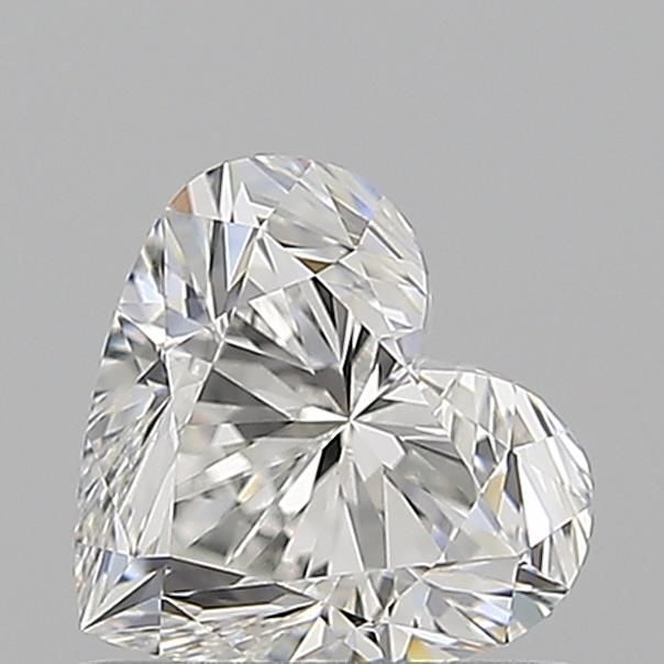 Diamante Naturale Taglio Cuore 0.96ct VG/EX F VVS2 - GIA - 6.01x6.64x4.22mm