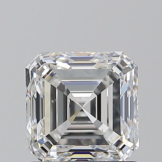 Diamante Taglio Smeraldo Quadrato 1.3ct VG/EX F VS2 - GIA - 5.92x5.89x3.97mm
