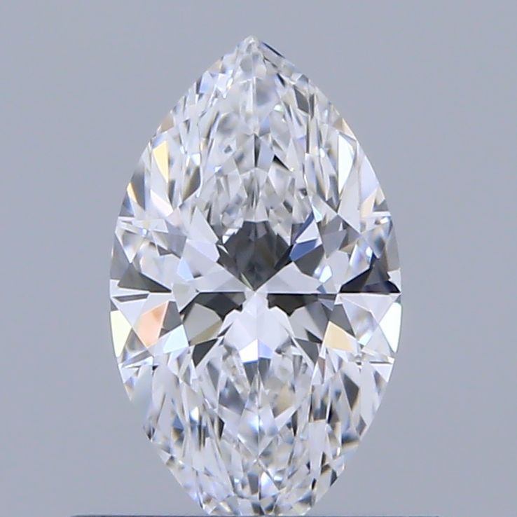 Diamante Naturale Taglio Marquise 0.5ct VG/EX D VS1 - GIA - 7.53x4.24x2.72mm