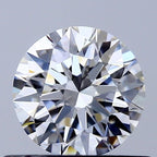 Diamante Naturale Taglio Brillante 0.53ct 3EX F VVS2 - GIA - 5.18x5.21x3.22mm