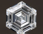 Diamante Naturale Taglio Esagonale 0.56ct VG/EX D VS2 - GIA - 5.94x5.19x2.71mm